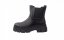Dámské černé nazouvací kotníkové boty - Barva: Černá, Velikost: 38