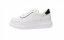 Dámské elegantní bílo-černé sneakersy - Barva: Bílá, Velikost: 38