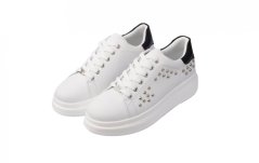 Dámské elegantní oválné sneakersy s druky