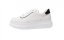 Sportovně elegantní bílo-černé sneakersy