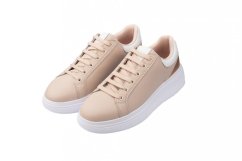 Béžové sneakersy oválné